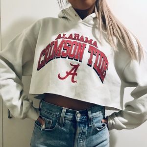 University of Alabama Cropped Hoodie